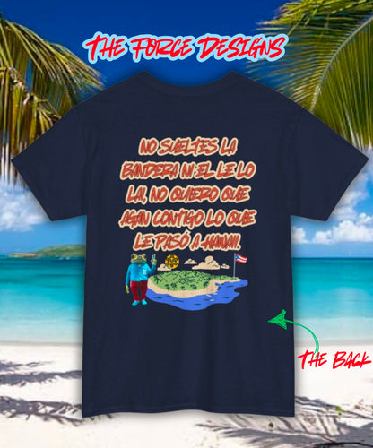 Bunny Malo, The Force Designs, el conejo malo, puerto rico, boricua, reggaeton, Unisex Heavy Cotton Tee