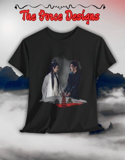 Unisex Heavy Cotton Tee - Embrace the Bond - Perfect for Fans of Epic Tales