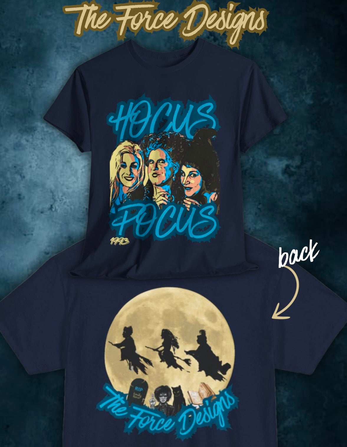 Hocus Pocus Halloween Tee, Unisex Heavy Cotton Tee, Perfect for Fall, Costume Party, Movie Night, Witchy Vibes
