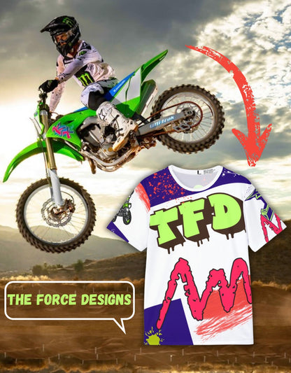 Motorcross 'TFD' Men's Sports Jersey — Bold Streetwear Athletic Tee