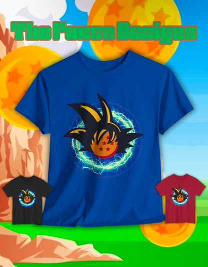 Dragon Ball Inspired Unisex Heavy Cotton Tee - Perfect Gift for Fans!