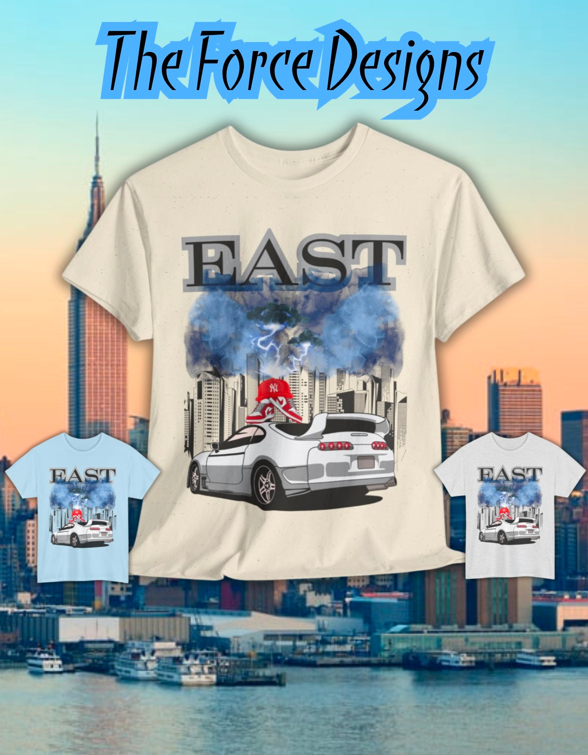 Urban East Coast Vibe Unisex Heavy Cotton Tee