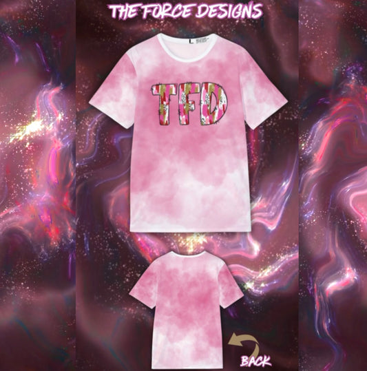 TFD Pink Tie-Dye Sports Jersey