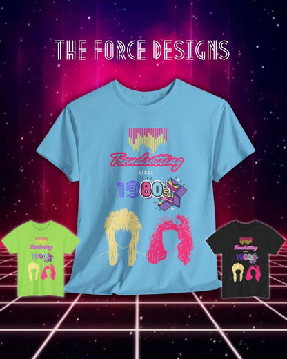 Retro 1980s Unisex Heavy Cotton Tee - Trendsetting Graphic Shirt