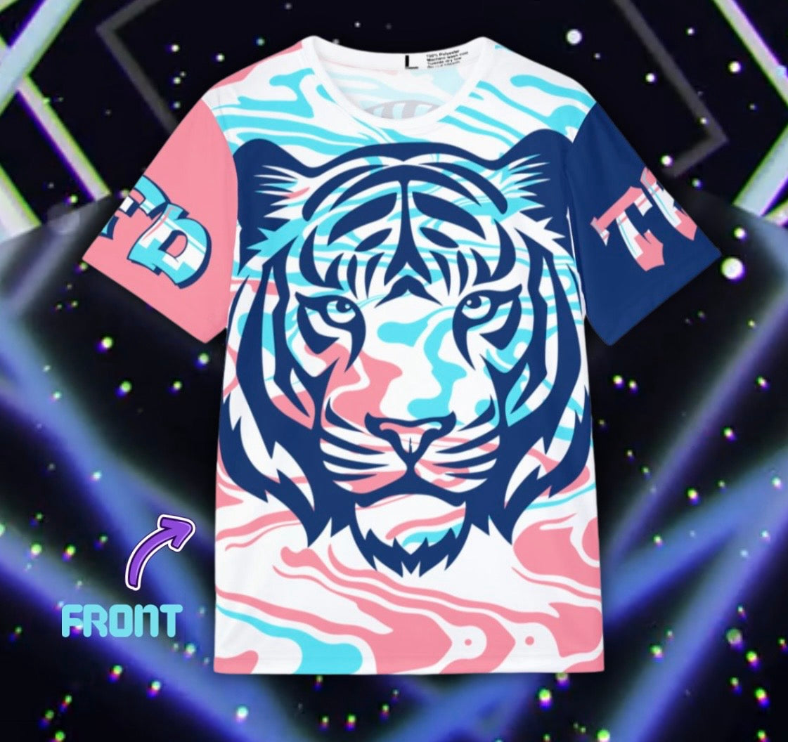 Tiger Head All-Over Print Sports Jersey