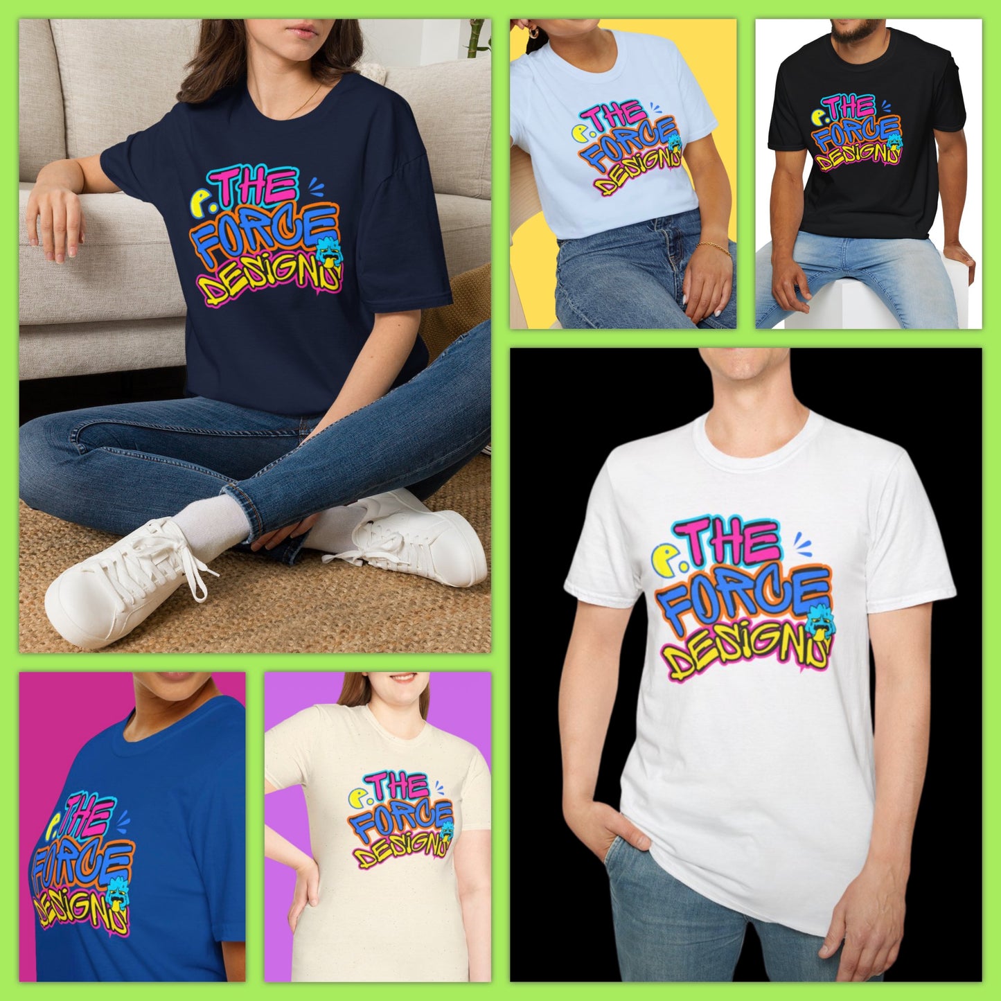 Aaaaaa Graffiti 'The Force Designs' Graphic T-Shirt