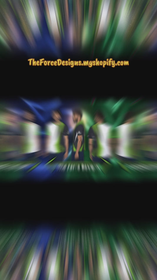 Men's Green Black Athletic Jersey — Performance Sports Tee