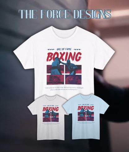Boxing Fan Unisex Heavy Cotton Tee, Sports T-Shirt, Fitness Apparel, Gym Wear, Boxing Birthday Gift, Sports Enthusiast Shirt