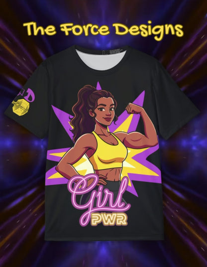 Girl PWR Athletic Jersey — Women's Empowerment Sports Tee