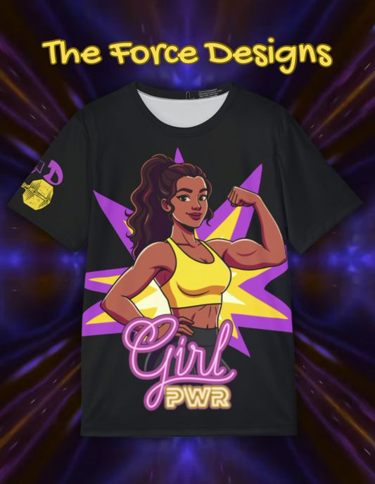 Girl PWR Athletic Jersey — Women's Empowerment Sports Tee
