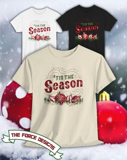 Christmas Ornaments Unisex Heavy Cotton Tee - 'Tis the Season
