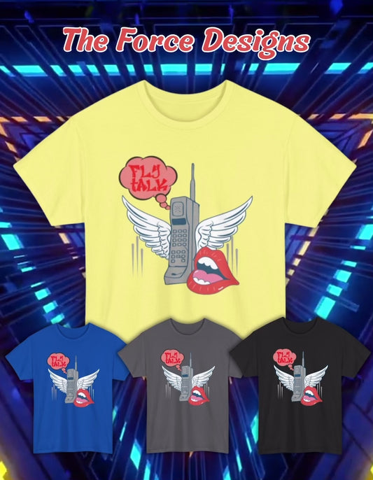 Retro Winged Phone Graphic Tee | Casual Vintage Style, Perfect Gift for Music Lovers, Trendy Outfit, Unique T-Shirt
