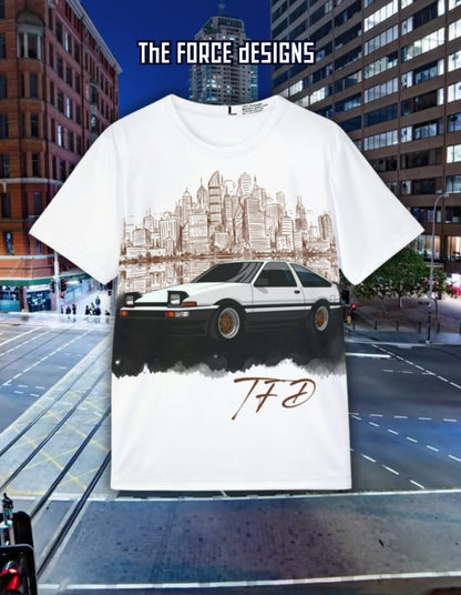 Retro Racing T-Shirt — AE86 Drift Car Graphic Tee