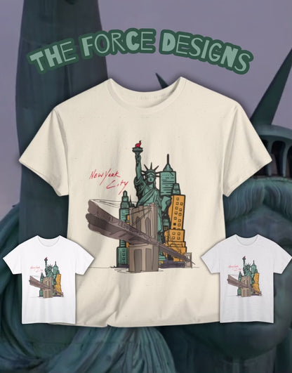 New York City Graphic Unisex Heavy Cotton Tee - Urban Style T-Shirt