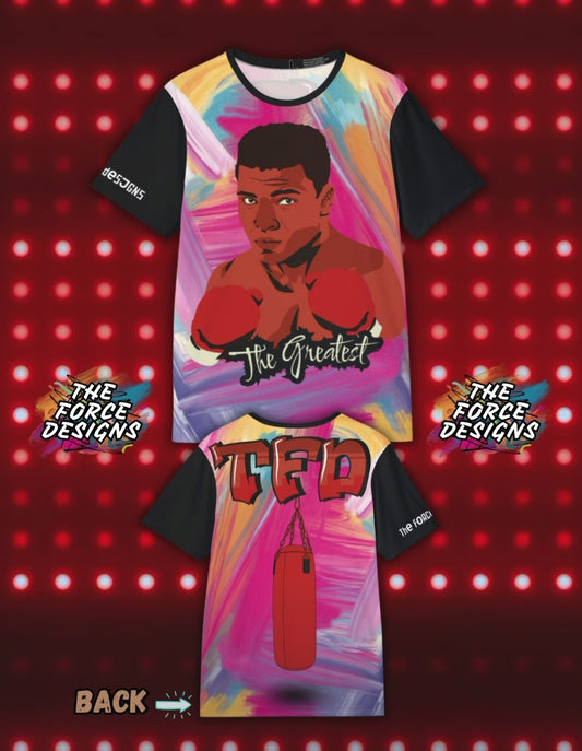 The Greatest Boxing Jersey — 'The Greatest' Retro Muhammad Ali All-Over Print Sports Tee