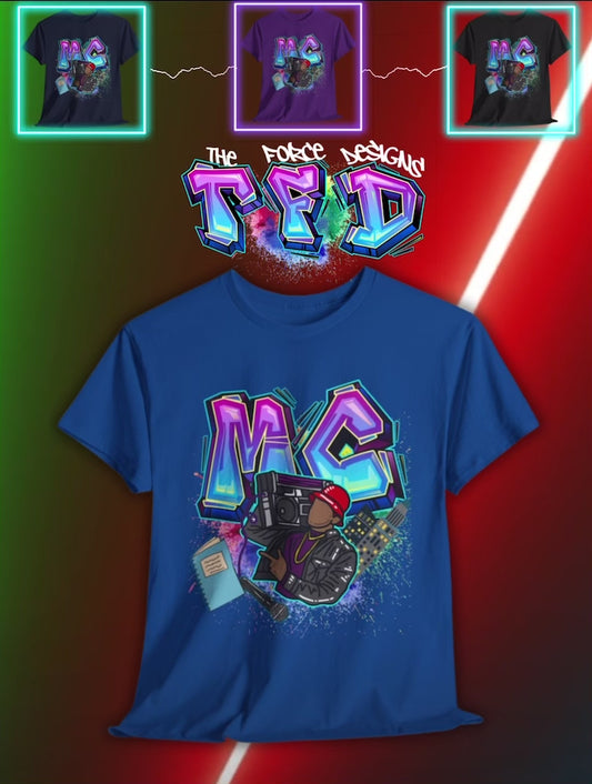 Mc,Graffiti Style Unisex Tee, Urban Vibe T-Shirt for Music Lovers, Streetwear Essential, Casual Look for Any Occasion, Gift for Graffiti [...]