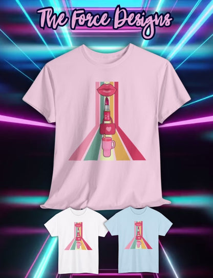 Girl Needs, Colorful Graphic Unisex Heavy Cotton Tee, Stylish T-Shirt for Everyday Wear, Gift for Friends, Summer Fashion, Casual Outfit