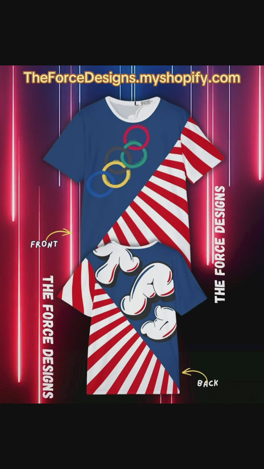 Patriotic Olympic Rings Sports Jersey