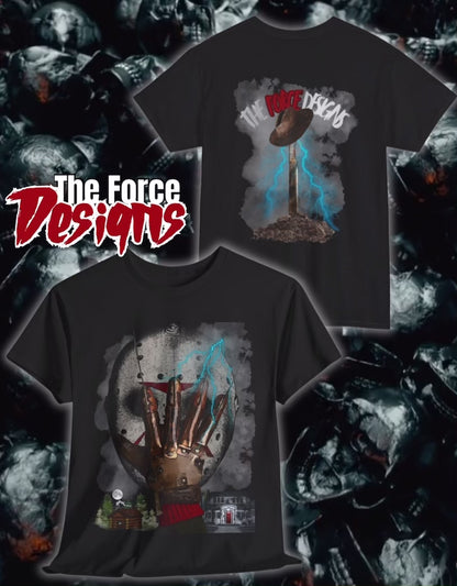 Unique Graphic Tee for Fans of Horror & Sci-Fi, Retro Artist Tee, Unisex Cotton Tee, Casual Wear, Gift for Geeks