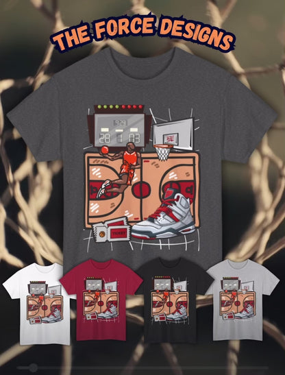 Classic bball Vibe Tee, Perfect for Sports Enthusiasts, Game Day, Casual Outings, Basketball Fans, Gift for Him/Her
