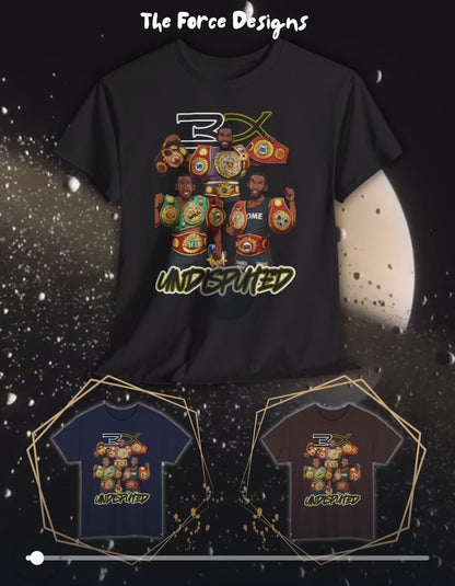 Championship Graphic Tee, Boxing Fan Shirt, Undisputed Champion T-Shirt, Sports Apparel, Gift for Him, Gym Wear