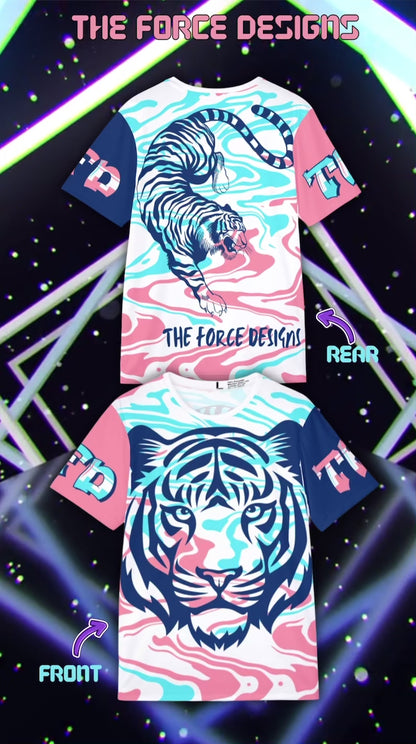 Tiger Head All-Over Print Sports Jersey