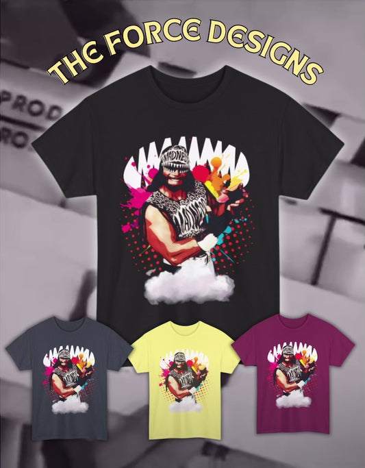 Bold Graphic Unisex Heavy Cotton Tee - Perfect for Retro Fans